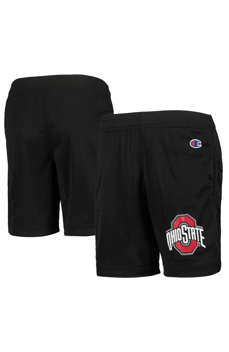 Champion Youth Champion Black Ohio State Buckeyes Classic Mesh Shorts, Main, color,