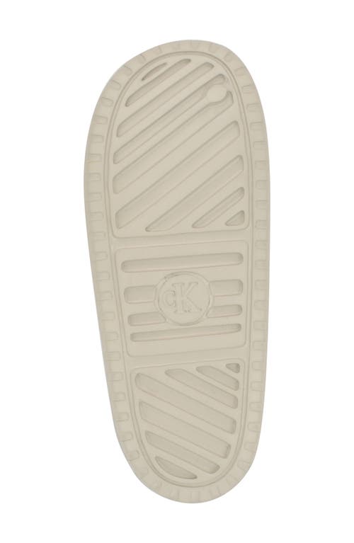 Calvin Klein Women's Nanzey Logo Pool Slide Sandals In Light Natural
