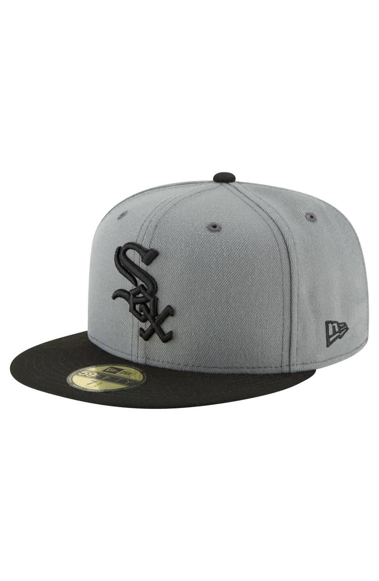 New Era Men's New Era Gray Chicago White Sox 125th Anniversary 59FIFTY Fitted Hat, Alternate, color, Gray