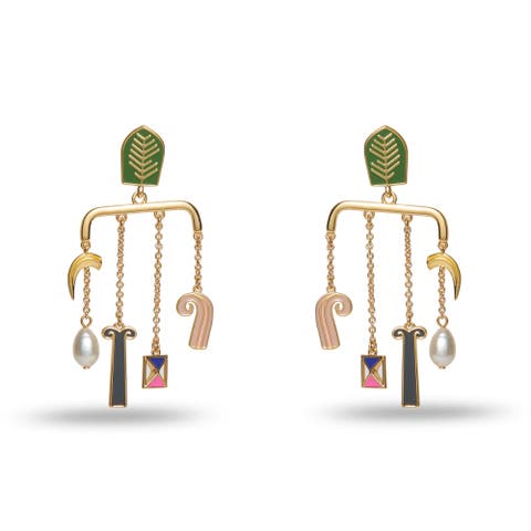 The Met X Lele Klee Mobile Earring
