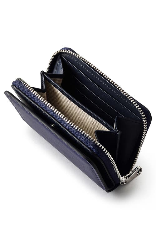 Radley Bow Street Small Zip Leather Wallet In Purple