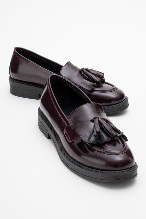 Milly Leather Tassel Loafer
