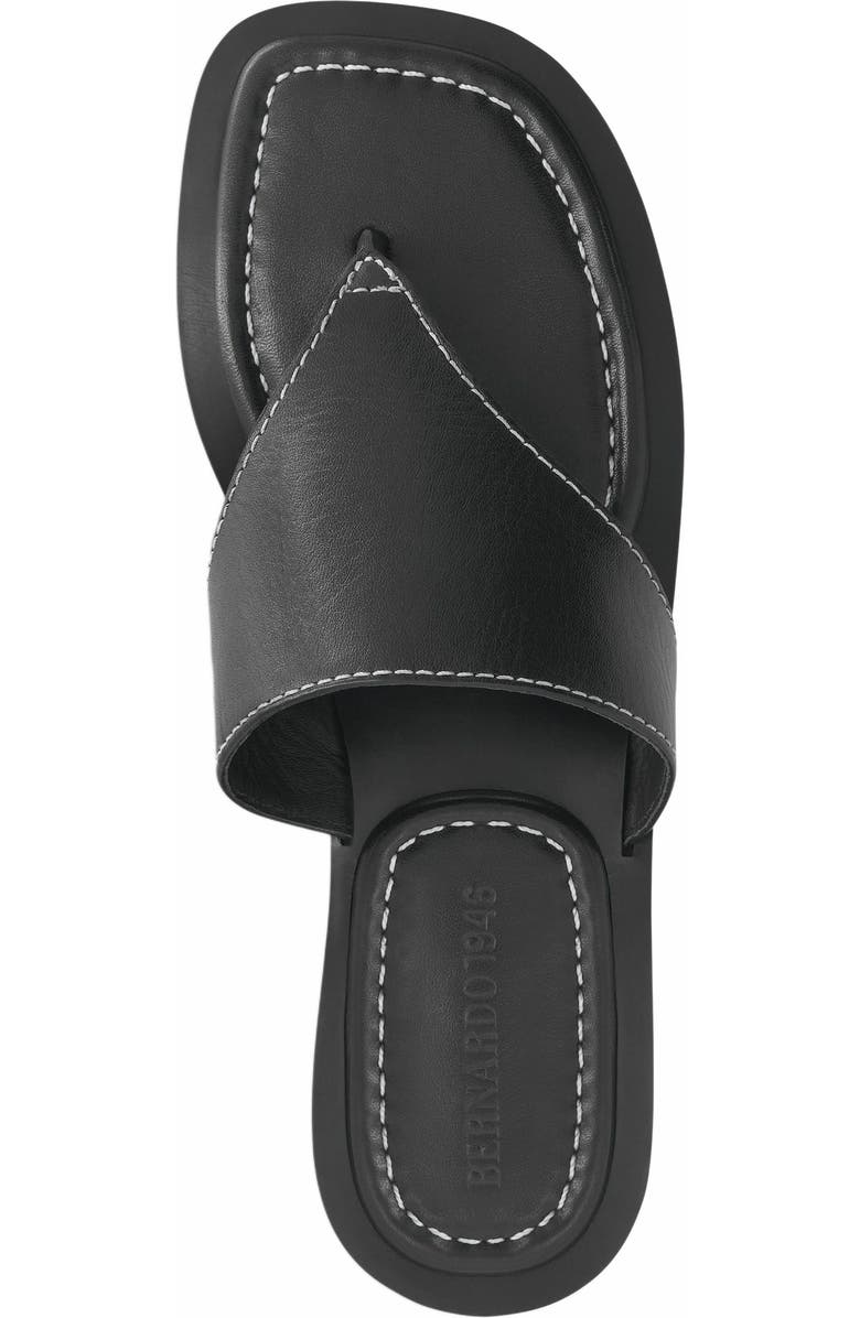 Bernardo 1946 Footwear Agora Thong Sandal, Alternate, color, Black
