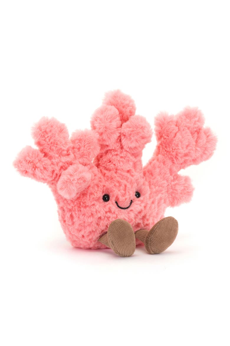 Amuseables Coral Plush Toy, Main, color, PINK
