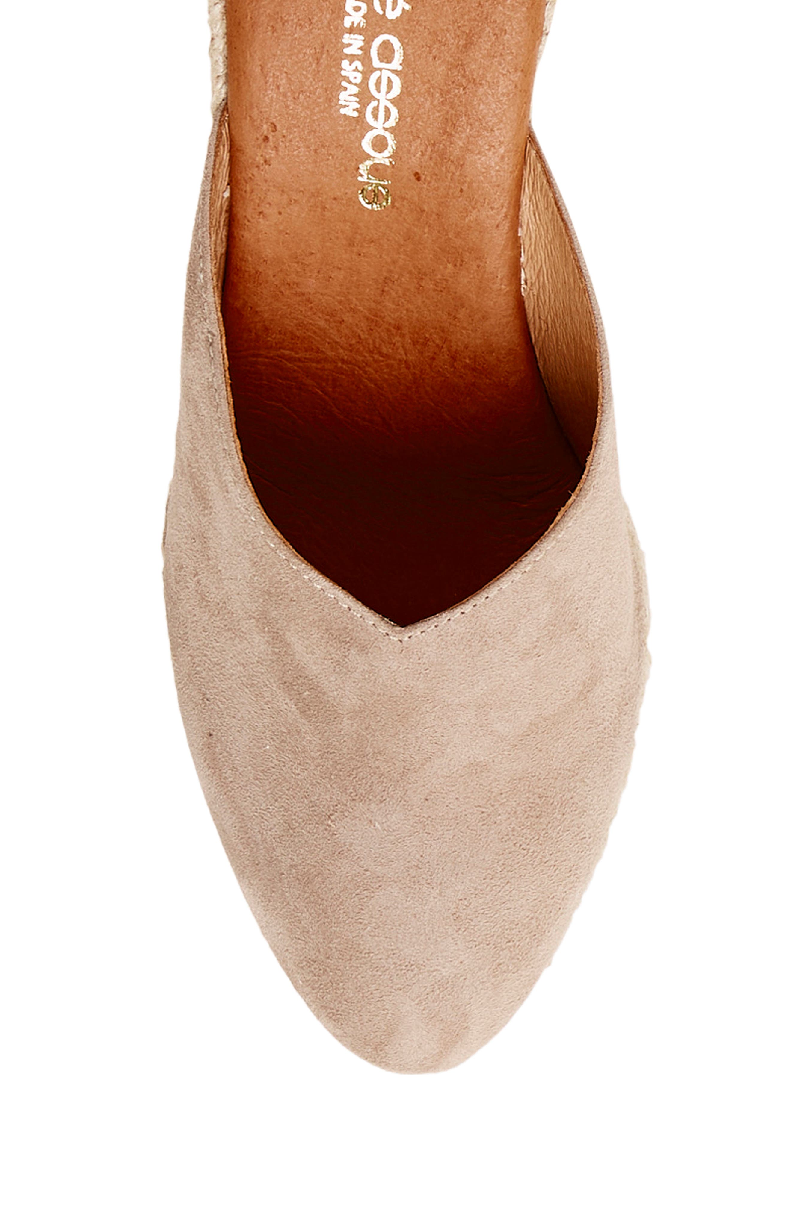 Romy Wedge Mule, Alternate, color, CUERO SUEDE