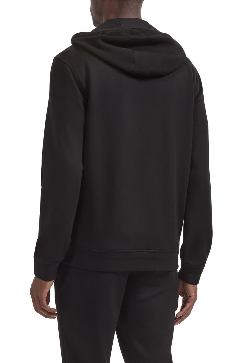 Soft Touch Full Zip Hoodie, Alternate, color, BLACK
