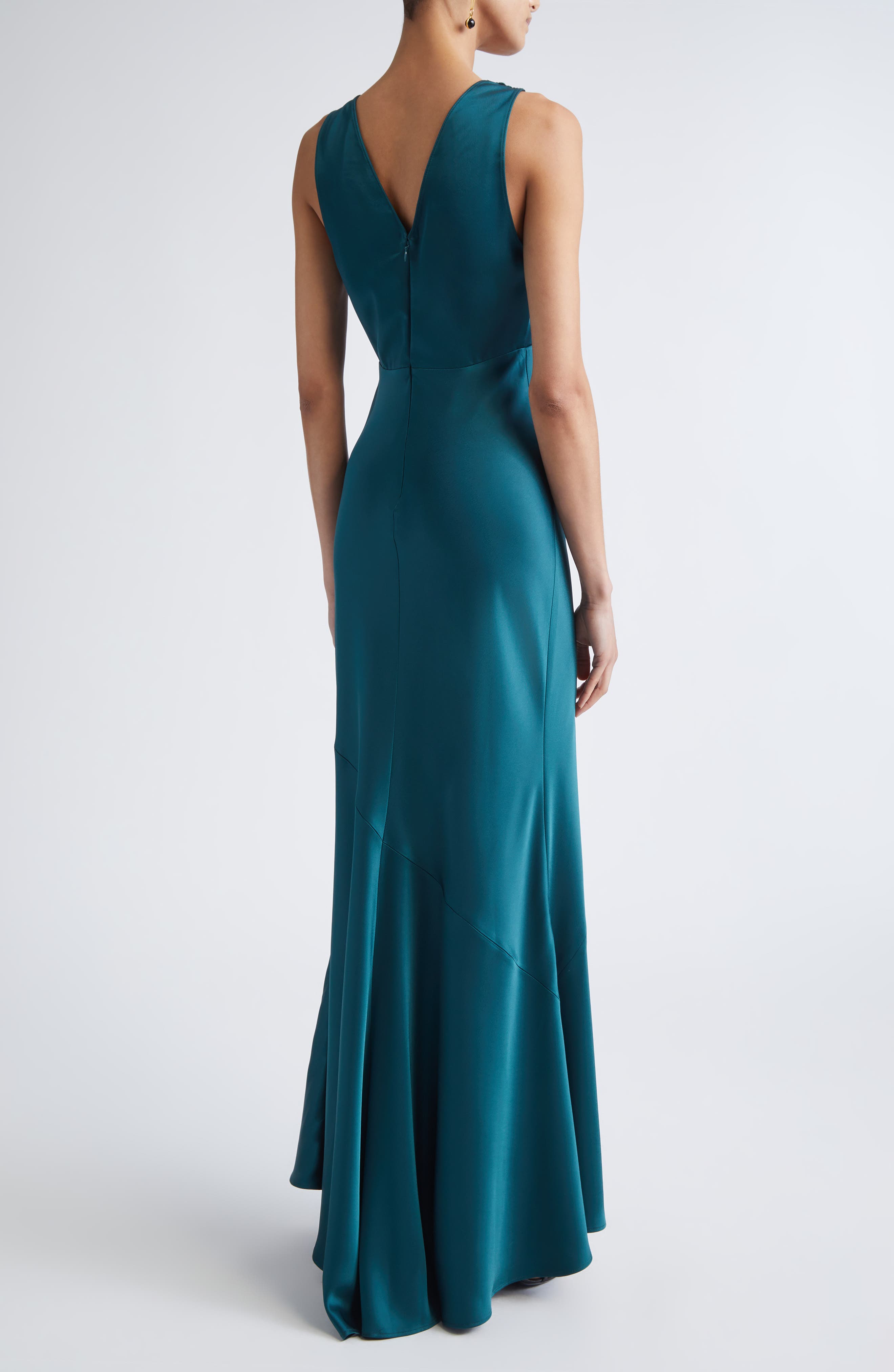 Liquid Satin Gown - image 2