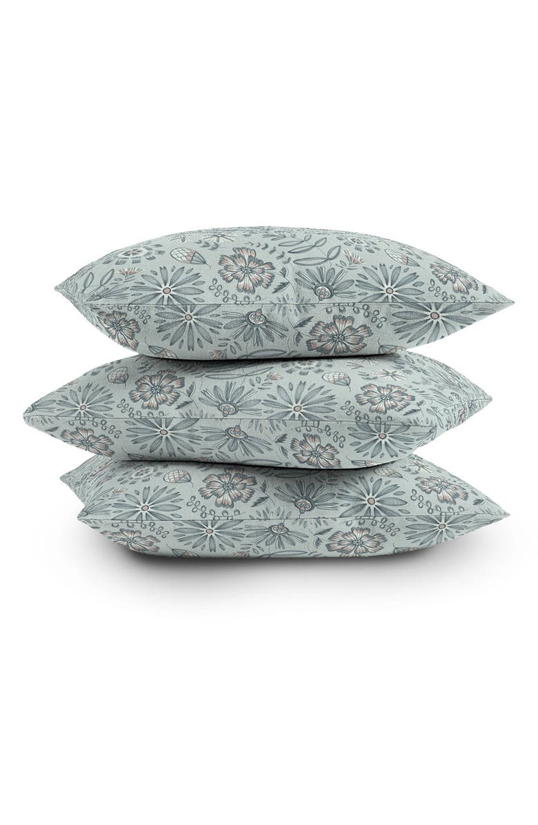 Deny Designs Pimlada Phuapradit Winter Petal Square Throw Pillow, Alternate, color, 