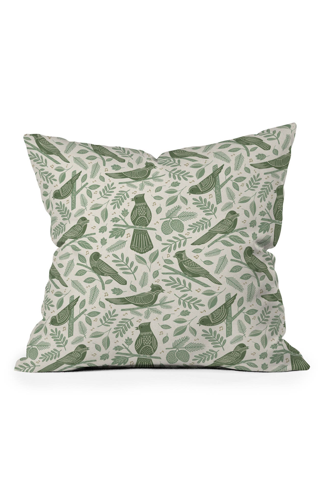 Carey Copeland Song Birds Throw Pillow