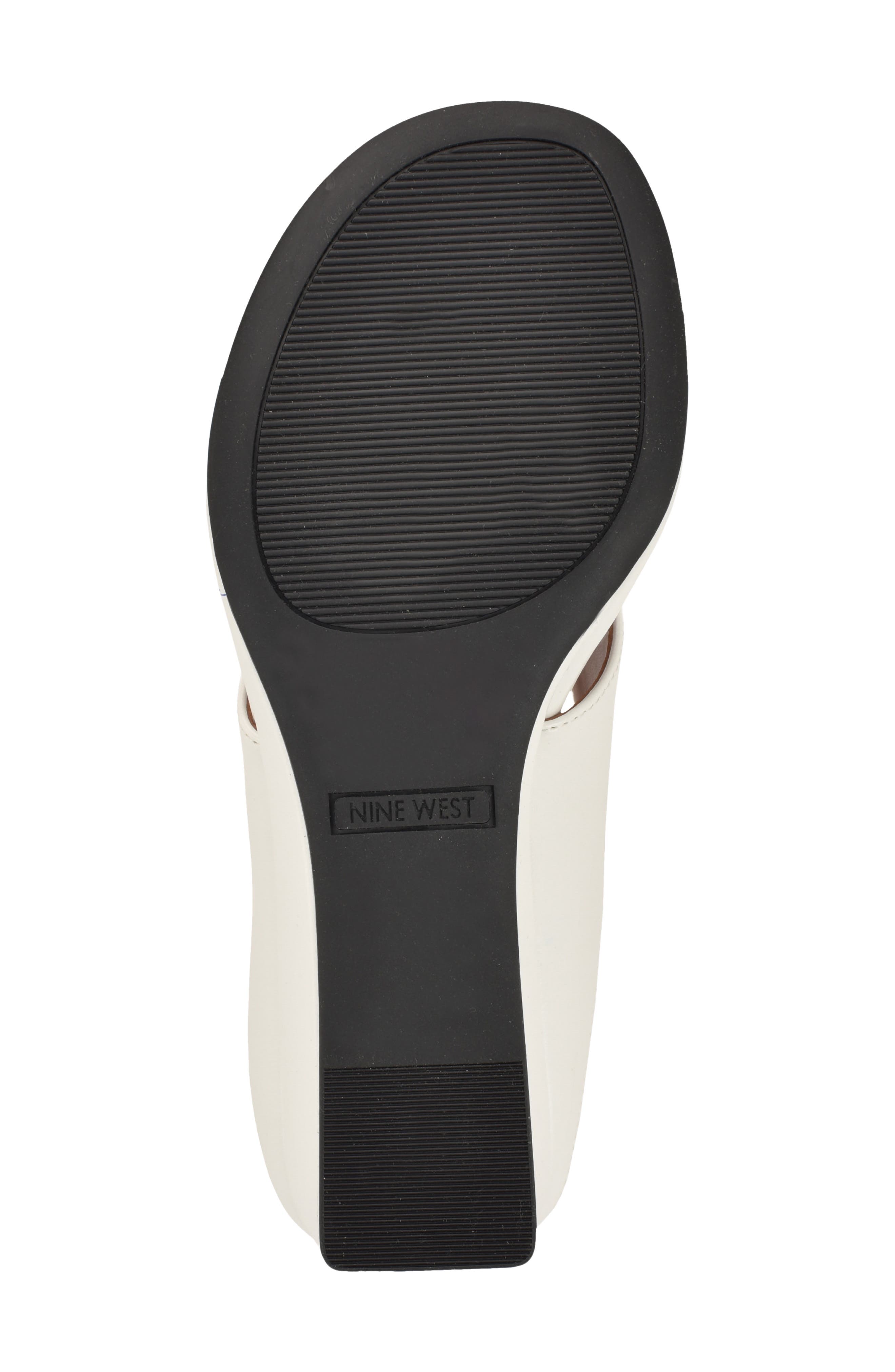 Nine West Jadde Wedge Flip Flop, Alternate, color, White