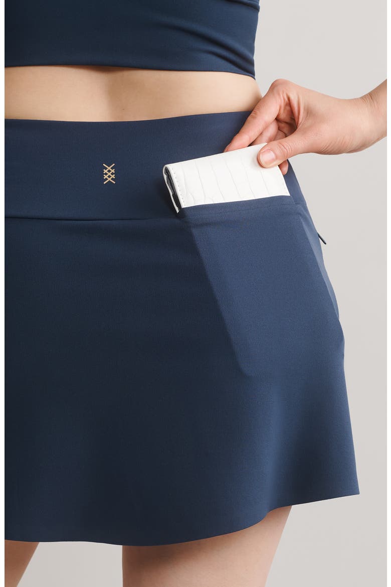 Course to Court 14-Inch Sport Skort, Alternate, color, NAVY BLUE