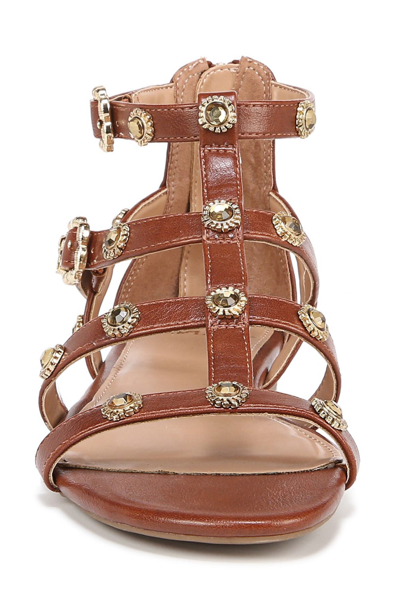SAM 
LIBBY Rhonda Caged Sandal, Alternate, color, Aged Whiskey
