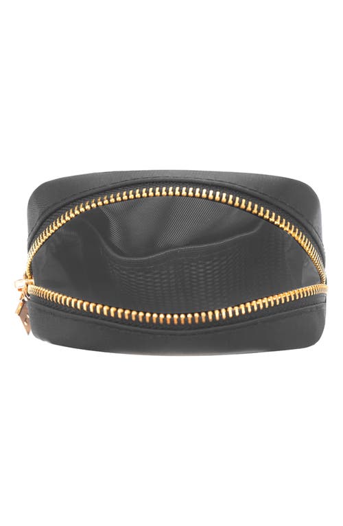 Bloc Bags Mini Disco Ball Cosmetics Bag In Black