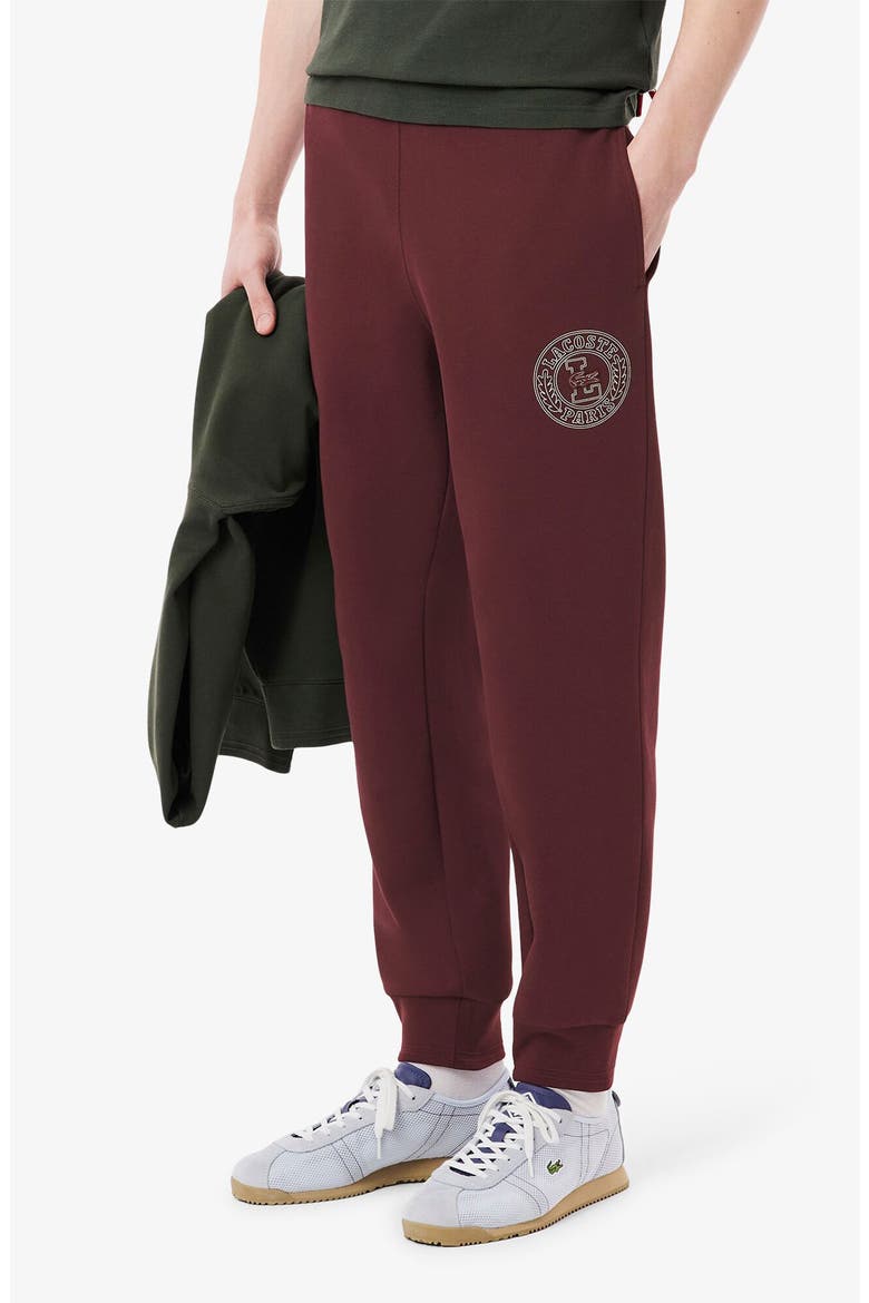 Double Face Cotton Blend Piqué Joggers, Main, color, BZD EXPRESSO