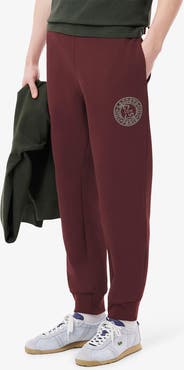 Lacoste Double Face Cotton Blend Piqué Joggers