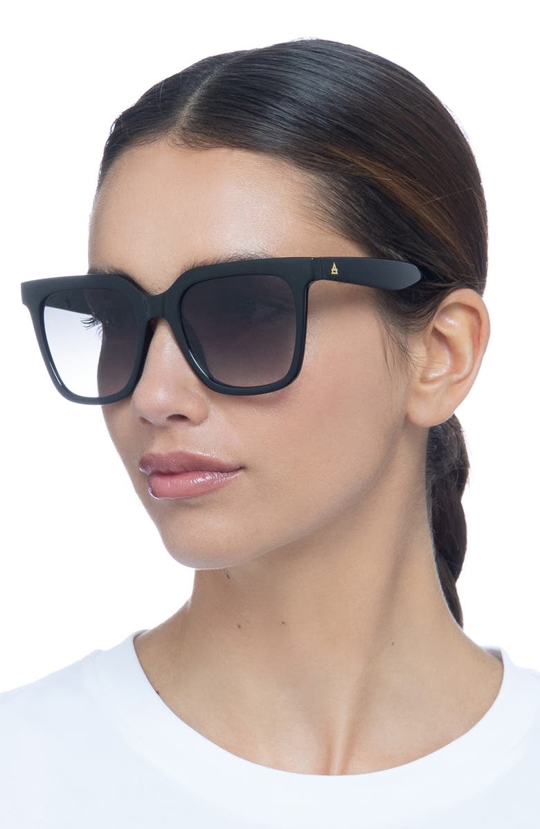 AIRE Meteorite 54mm Gradient D-Frame Sunglasses, Alternate, color,