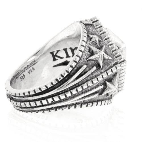 KING BABY STUDIO KING BABY STUDIO DIAMOND STAR RING 