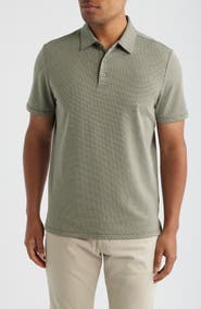 Robert Barakett Keyes Jacquard Knit Polo