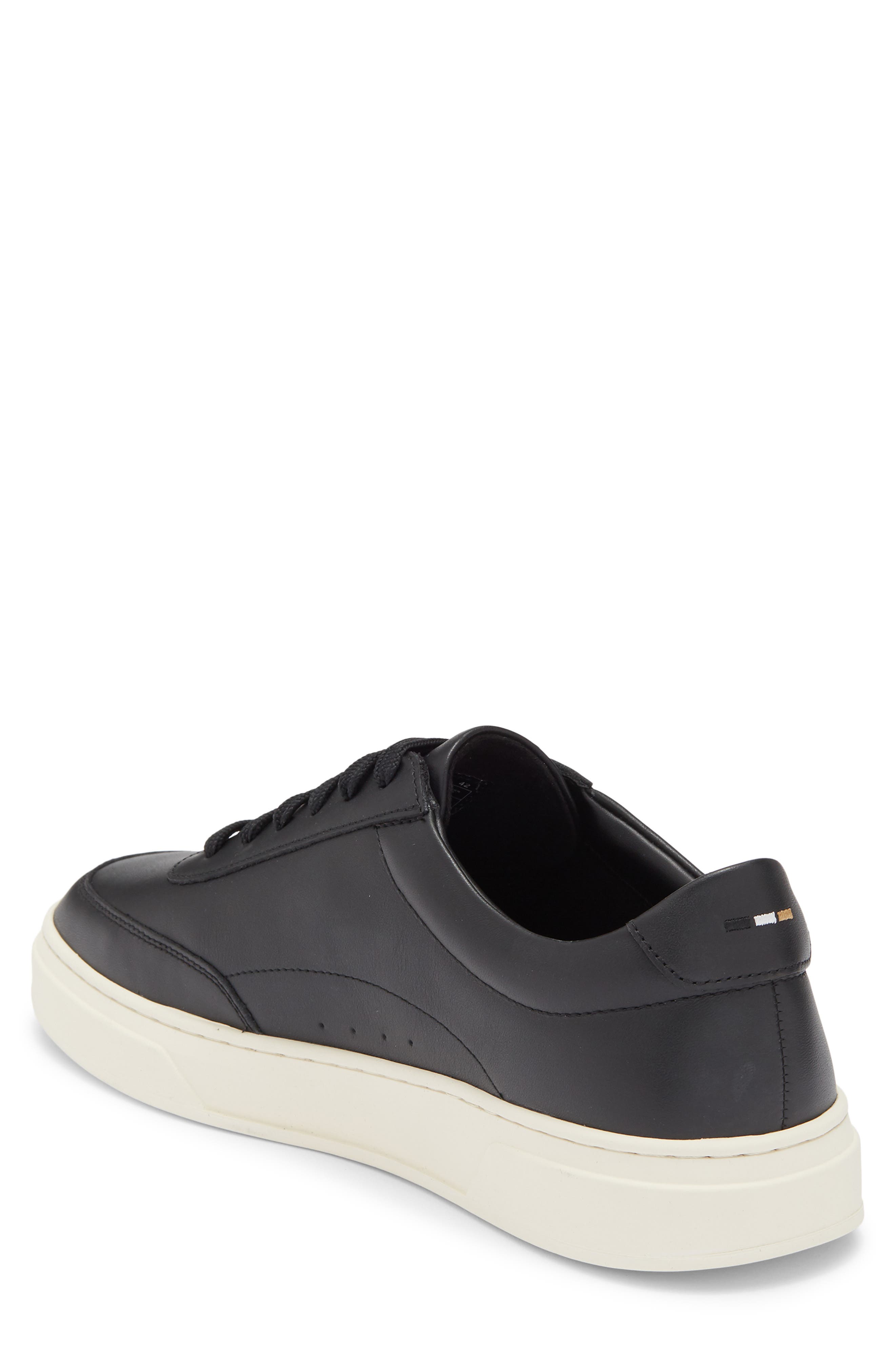 BOSS Kieran Tennis Sneaker, Alternate, color, Black