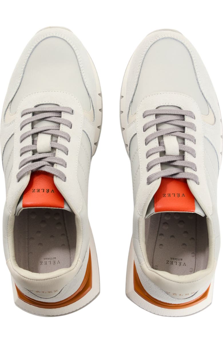 Velez Suede and Canvas Tennis Shoes Sporty Silhouette, Alternate, color, Grey