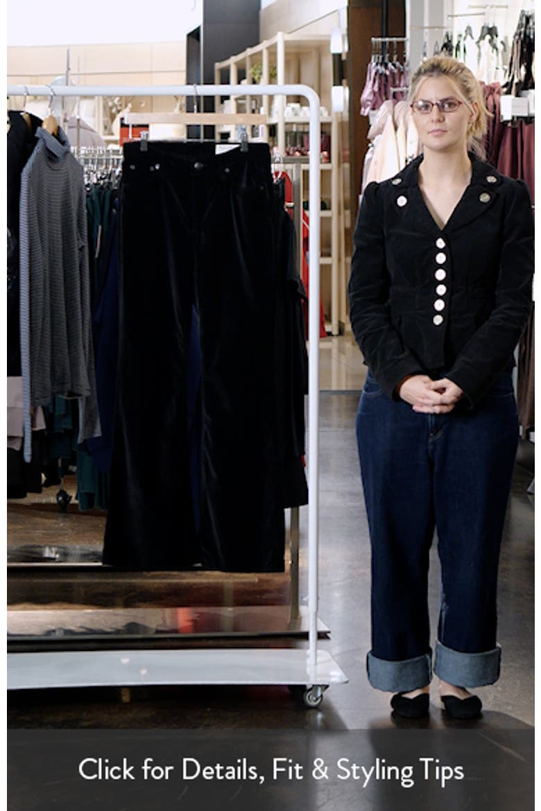 Flexi Velvet Dahlia Mid Rise Flare Jeans video