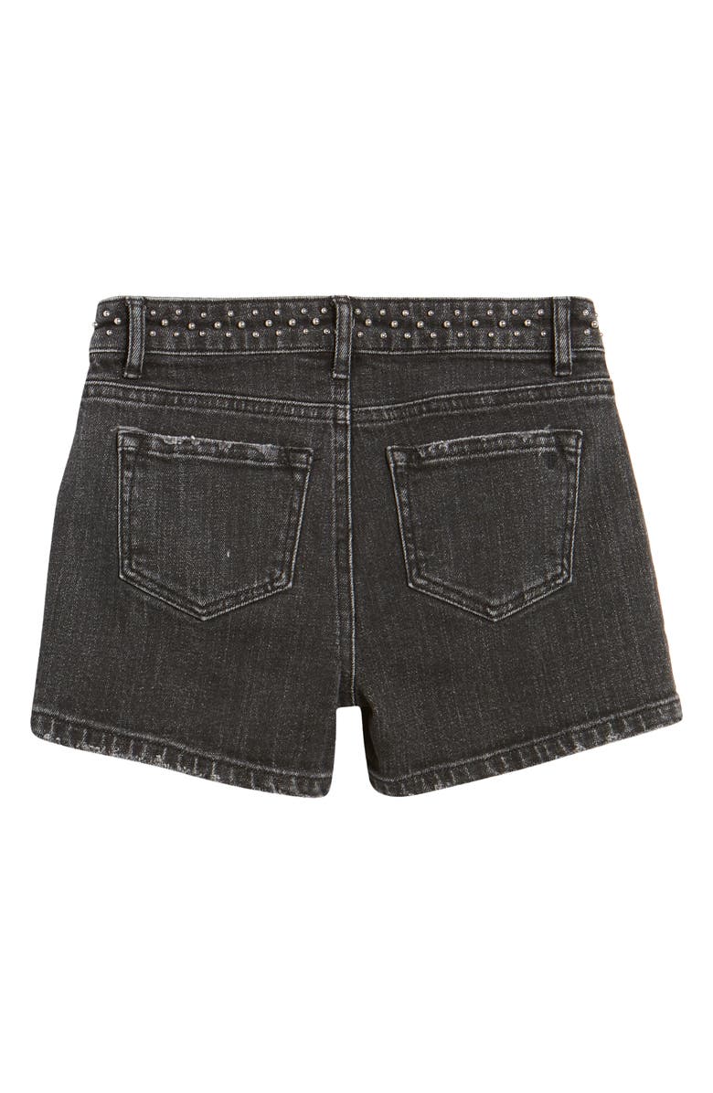 Tractr Kids' Studded Denim Shorts, Alternate, color, 