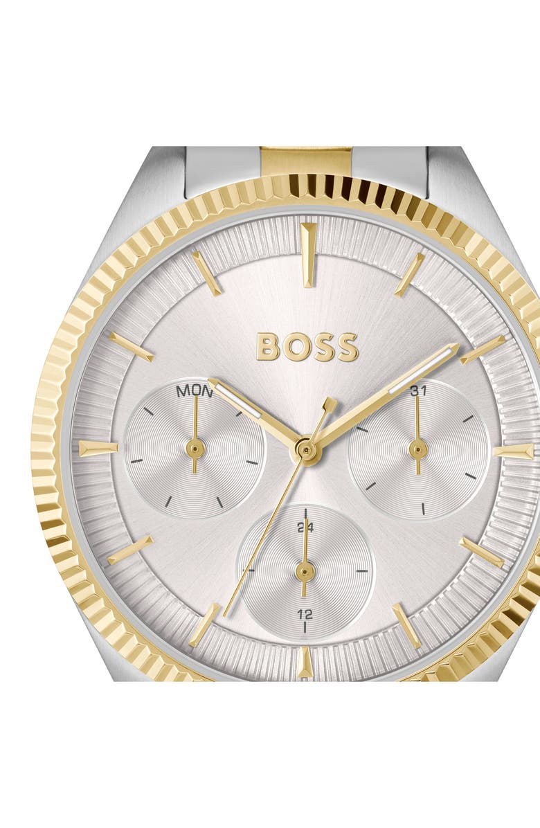 BOSS Sage Sport Bracelet Watch, 34mm, Alternate, color, Silver White