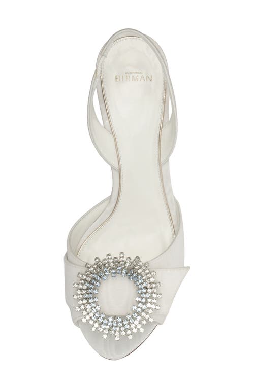 Alexandre Birman Easy Madelina Slingback Sandal In White