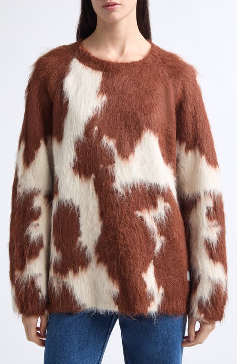 Holstein Alpaca & Wool Blend Jacquard Sweater