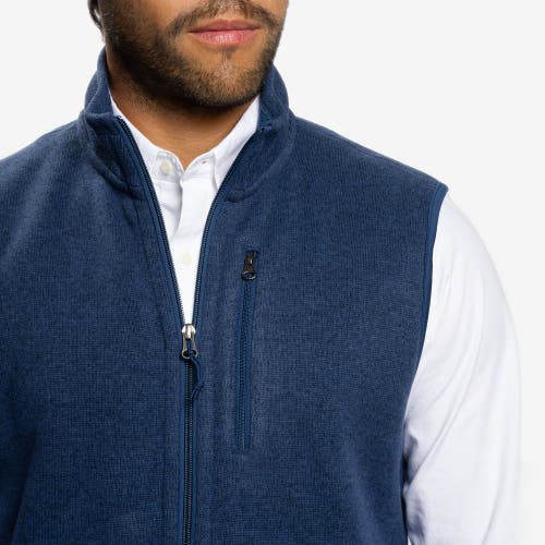 Peter Manning Polartec Fleece Vest In Animal Print