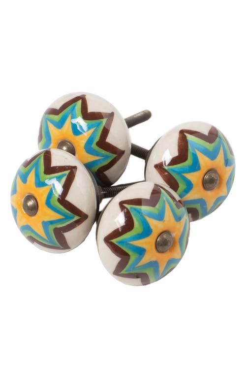 Kinetic 12-pack Knobs In Green Yellow Star