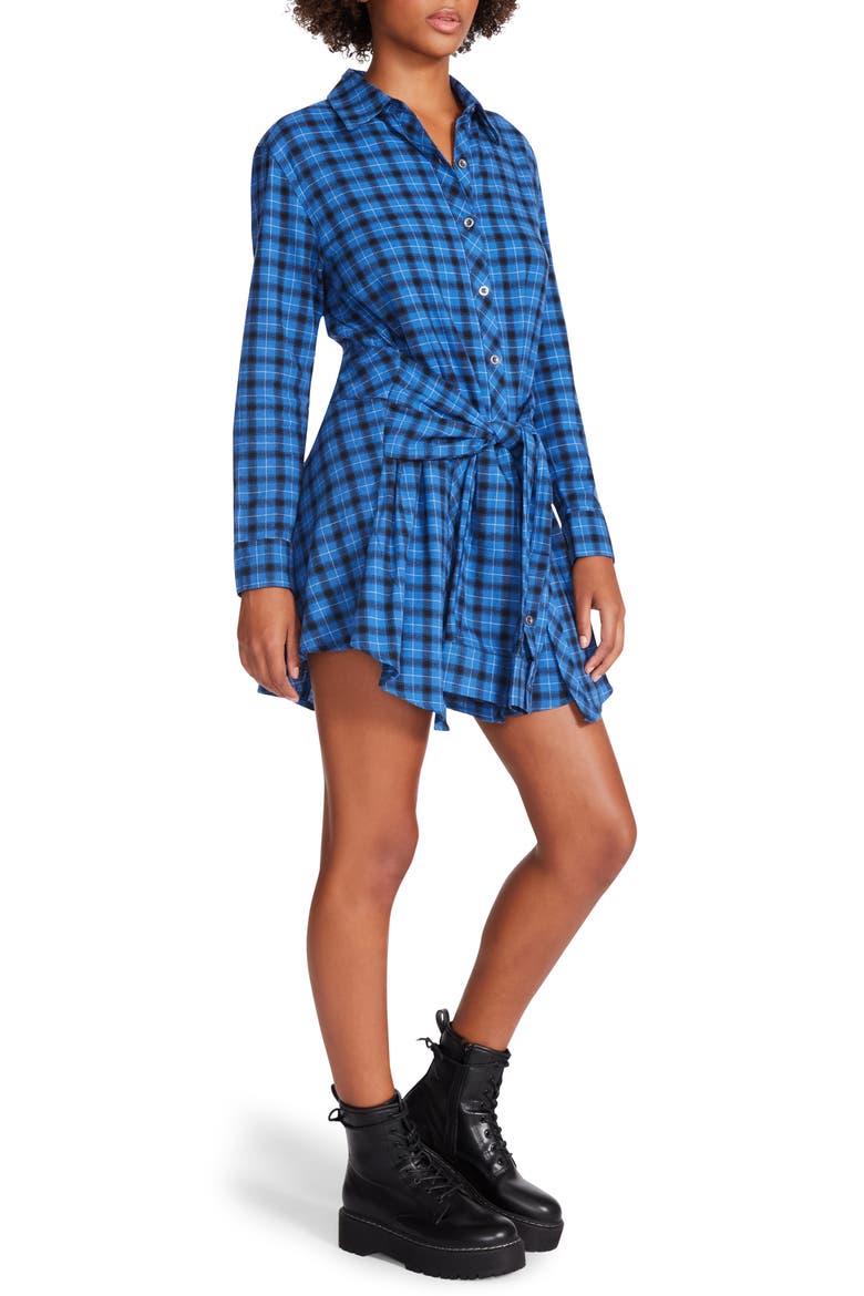 Peyton Long Sleeve Shirtdress, Alternate, color, BLUING