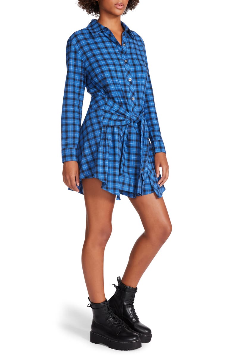 Steve Madden Peyton Long Sleeve Shirtdress, Alternate, color, 