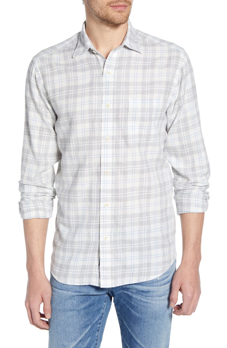 Faherty Everyday Regular Fit Plaid Shirt, Main, color, 