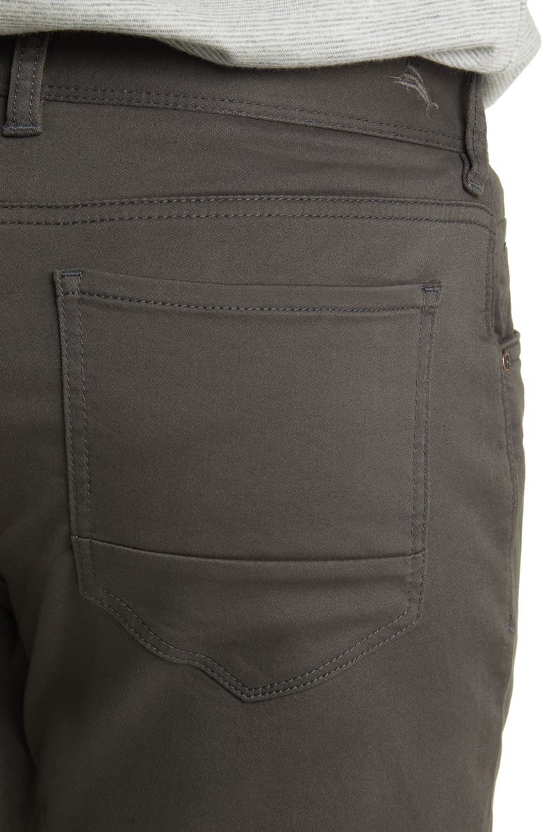 Tommy Bahama Harbor Point 5-Pocket Cotton Blend Dobby Pants, Alternate, color, Fog Grey