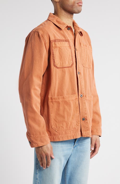 Alpha Industries Cotton Chore Coat In Orange