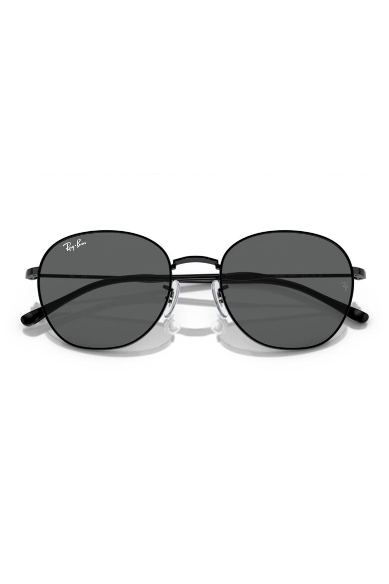 55mm Phantos Sunglasses, Alternate, color, BLACK