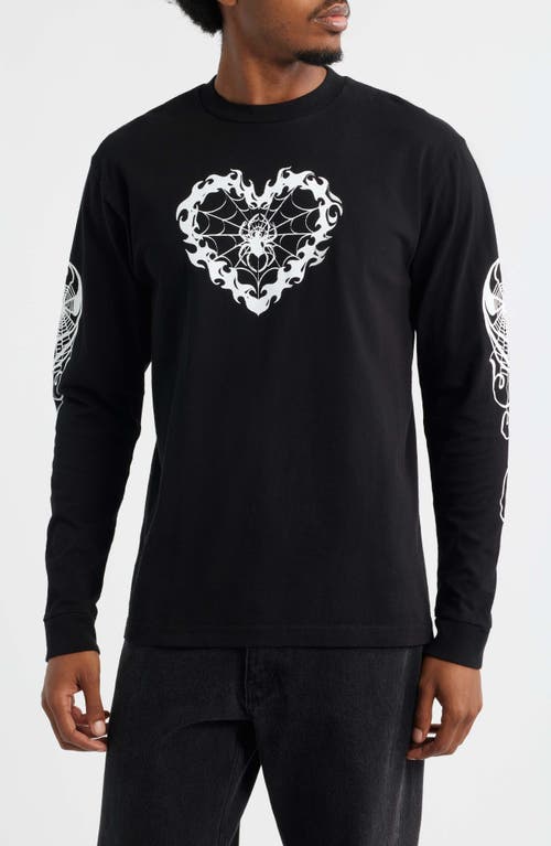 Afield Out Pulse Long Sleeve Graphic T-shirt In Black