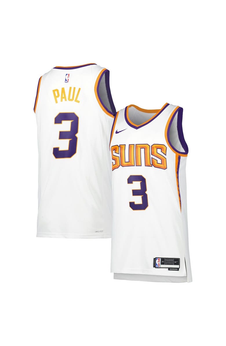 Nike Unisex Nike Chris Paul White Phoenix Suns Swingman Jersey - Association Edition, Alternate, color, 