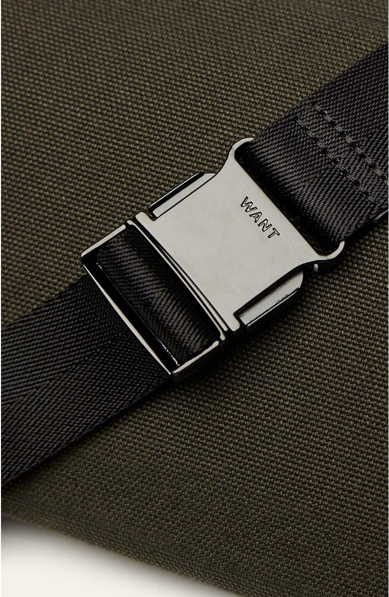 Want Les Essentiels Atlin Organic Cotton Canvas Belt Bag, Alternate, color, Green