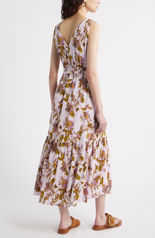 Treasure & Bond Sleeveless Tiered Sundress In Multi