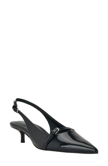 Calvin Klein Simira Kitten Heel Pump In Black