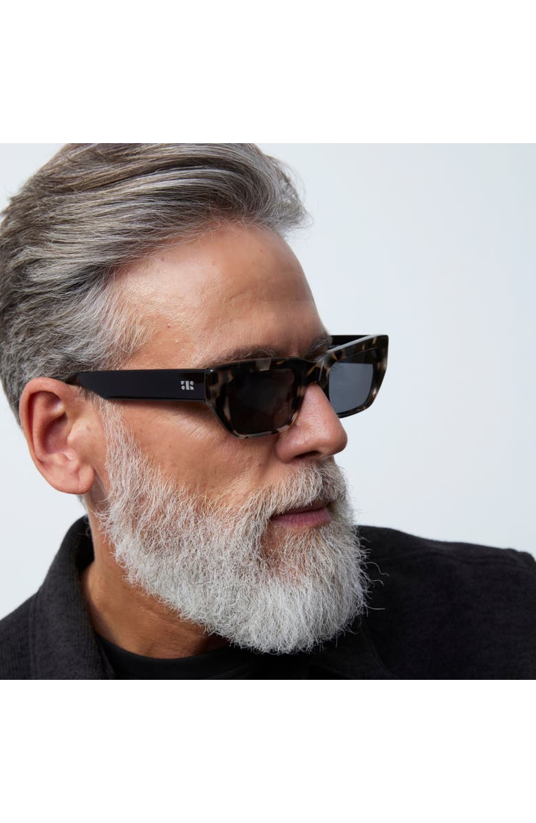 French Kiwis Eyewear Kai Sunglasses, Alternate, color, Black