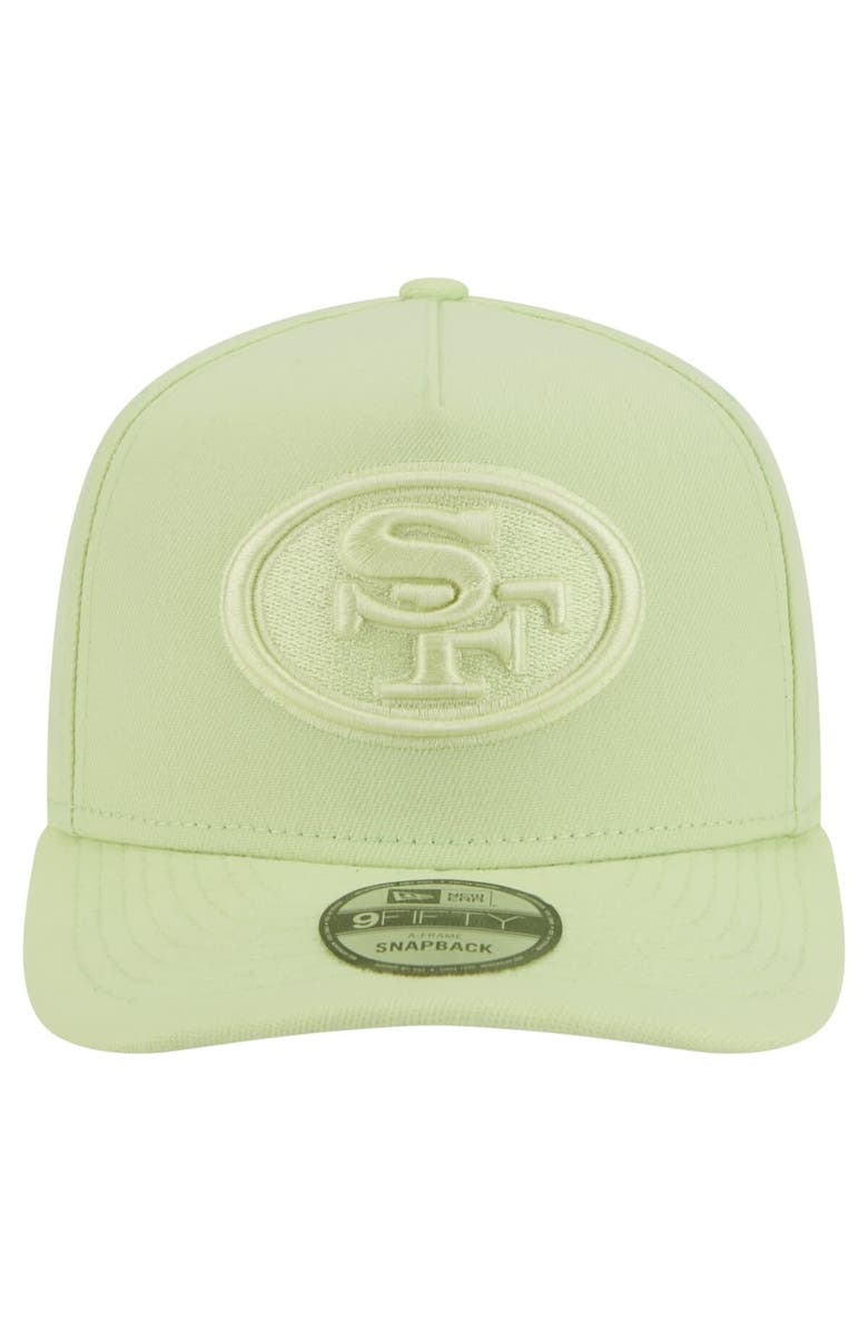 New Era Men's New Era Light Green San Francisco 49ers Color Pack 9FIFTY Snapback Hat, Alternate, color, Light Green