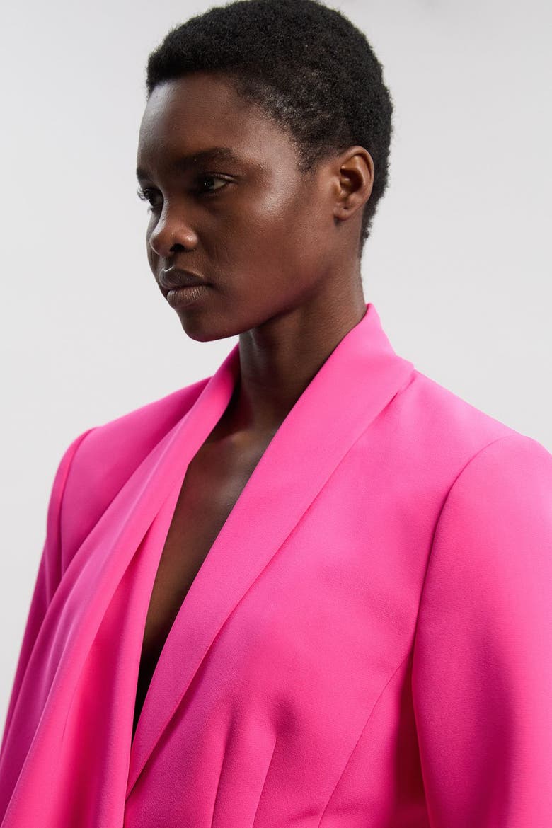 Single Breasted Blazer, Alternate, color, Pink