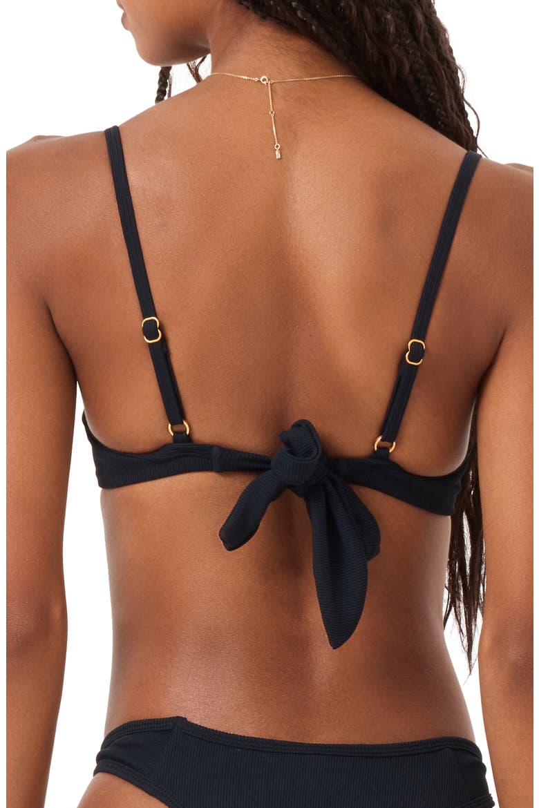 Hunter Underwire Bikini Top, Alternate, color, BLACK