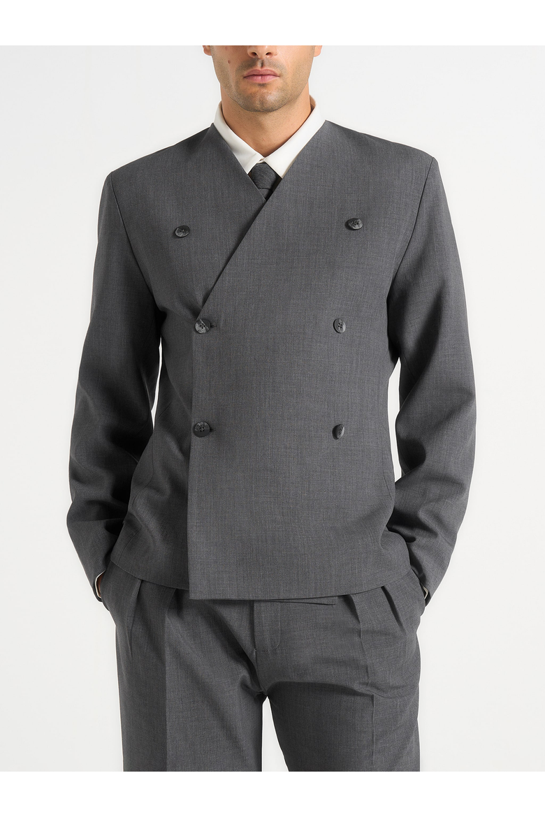 Timeo Structured Blazer, Main, color, Grey