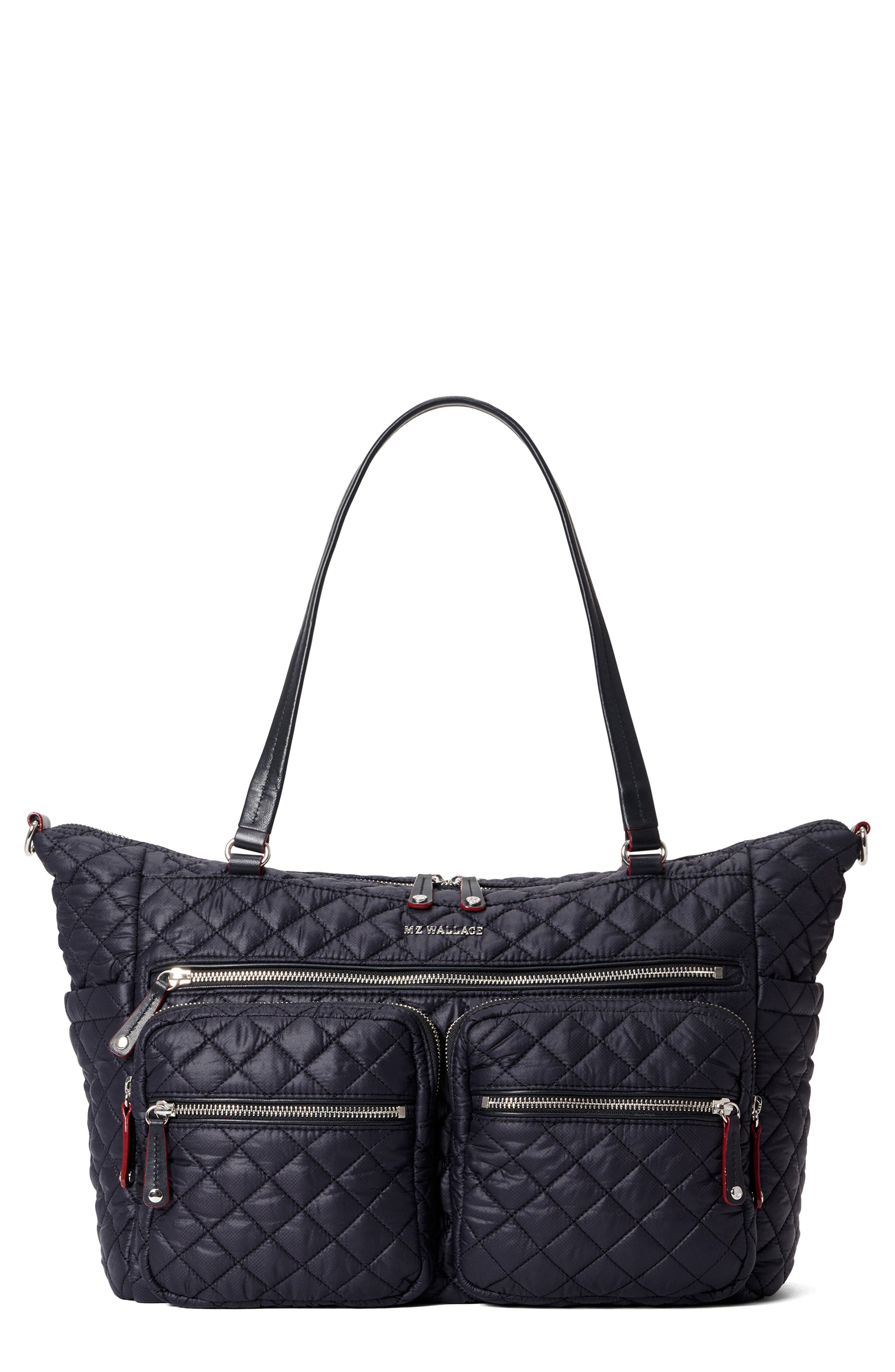 Crosby Traveler Nylon Tote, Main, color, BLACK
