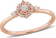 Julianna B. Lab-Grown Diamond Halo Promise Ring 14k