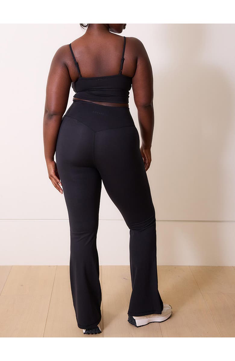 LOVALL 24/7 Revitalise Flare Leggings, Alternate, color, Black